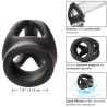 Calexotics - Alpha Bague Dual Cage Noir